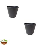 4 Inch Plastic Nursery Pot - Black Color