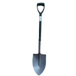 Round Point Shovel with Plastic Handle