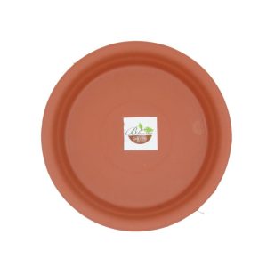 10 inch Plastic Saucer – Terracotta Color
