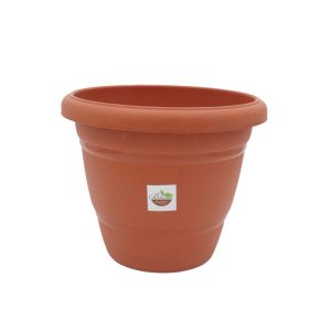 Terracotta 8 inch plastic pot (UV treated)