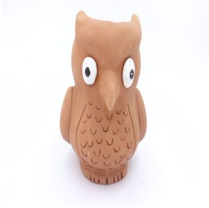 Terracotta Pot Animal Figurine - Owl